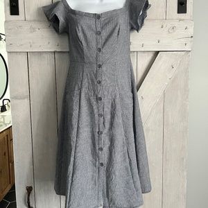 She & Sky off the shoulder dress